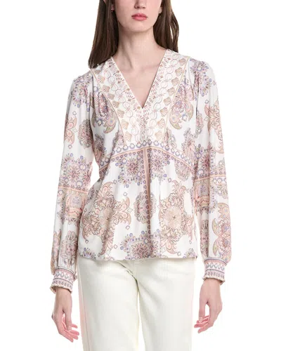Hale Bob Ailani Blouse In Neutral