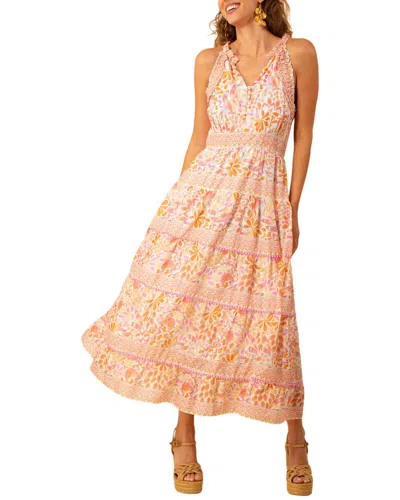 Hale Bob Alana Silk-blend Dress In Multi