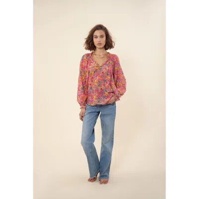 Hale Bob Alaska Voile Top In Multi