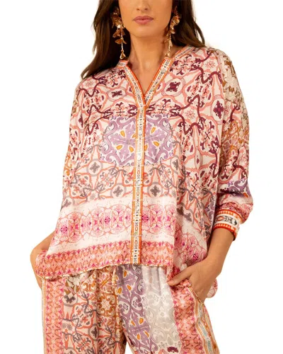 HALE BOB HALE BOB ALAYAH SILK-BLEND BLOUSE