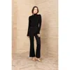 Hale Bob Alexia Suede Studs Pant In Black