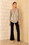 Hale Bob Alianna Jersey Top In Multi