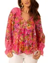 Hale Bob Alivia Silk-blend Blouse