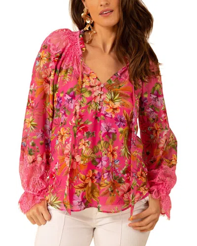 HALE BOB HALE BOB ALIVIA SILK-BLEND BLOUSE