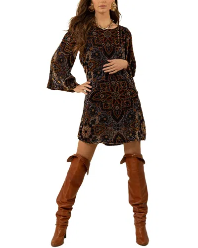 Hale Bob Alora Silk-blend Mini Dress