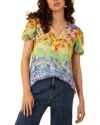 Hale Bob Ana Blouse In Multi