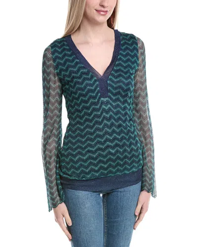 Hale Bob Angel Top In Green