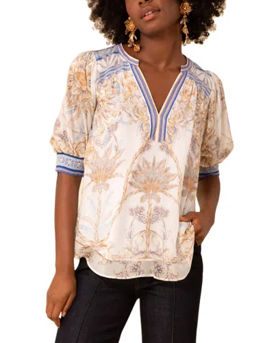 Hale Bob Ariella Blouse In Gold