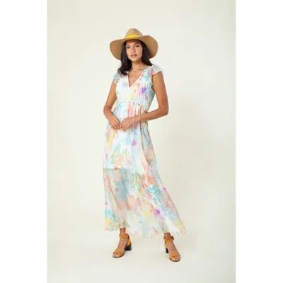 Hale Bob Aruba Silk Maxi Dress In Multi