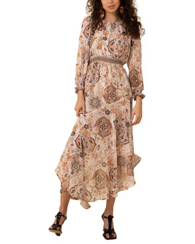 Hale Bob Asymmetrical Dress In Neutral