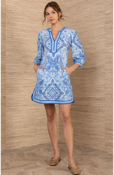 Hale Bob Austen Jersey Dress In Blue