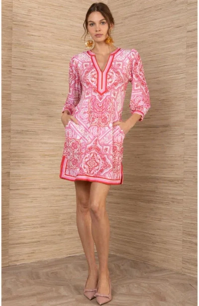 Hale Bob Austen Jersey Dress In Pink