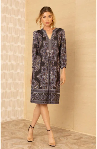 Hale Bob Avah Jersey Midi Dress In Multi