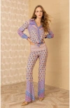 Hale Bob Bailee Jersey Pant In Multi