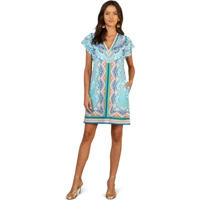 Hale Bob Betty Jersey Dress In Blue