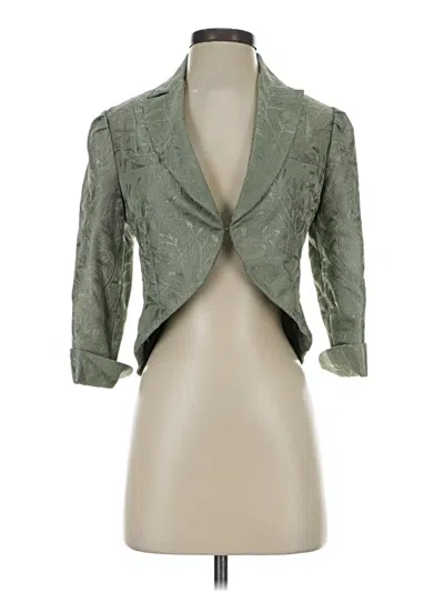 Pre-owned Hale Bob Blazer Jacket In Green