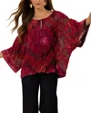 Hale Bob Briar Silk-blend Top In Pink