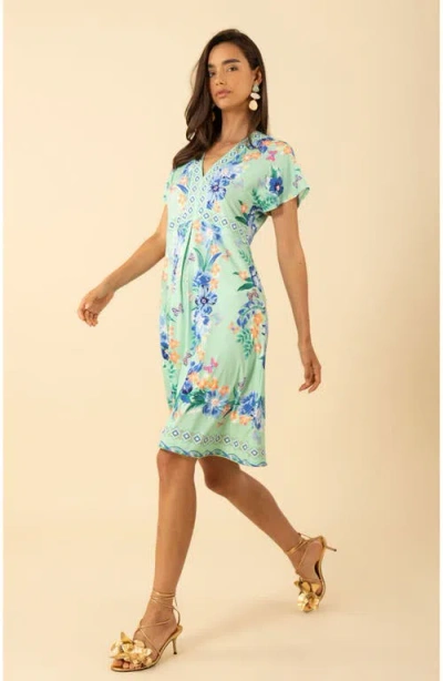 Hale Bob Bridget Jersey Dress In Blue