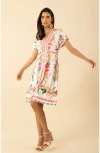 Hale Bob Bridget Jersey Dress In White