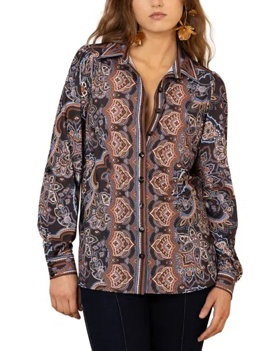Hale Bob Brynleigh Long Sleeve Woven In Multi