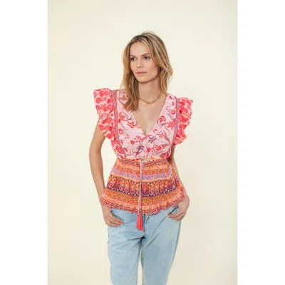 Hale Bob Cadana Cropped Top In Multi