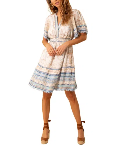 Hale Bob Callie Linen Dress In Multi