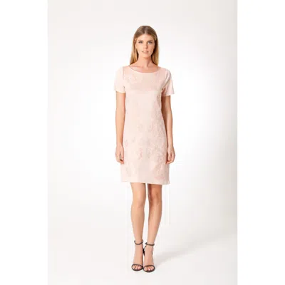 Hale Bob Cameo Suede Dress In Gold