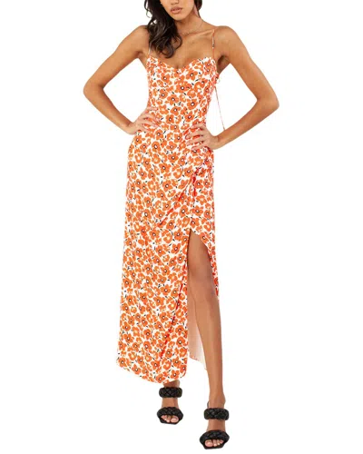 Hale Bob Cami Midi Dress In Red