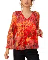 Hale Bob Carmen Silk-blend Blouse