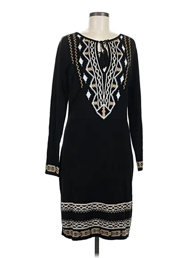 Pre-owned Hale Bob Casual Dress In Black