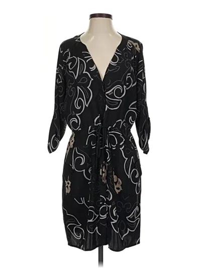 Pre-owned Hale Bob Casual Dress In Black