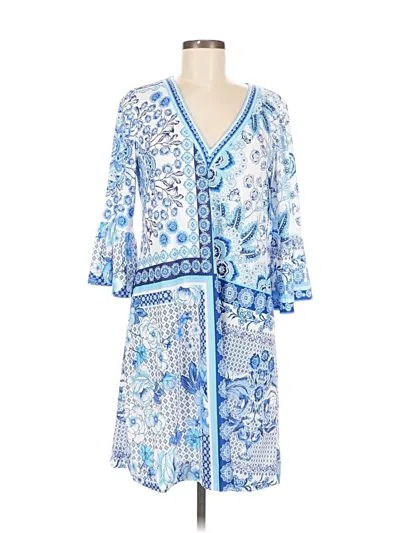 Pre-owned Hale Bob Casual Dress In Blue