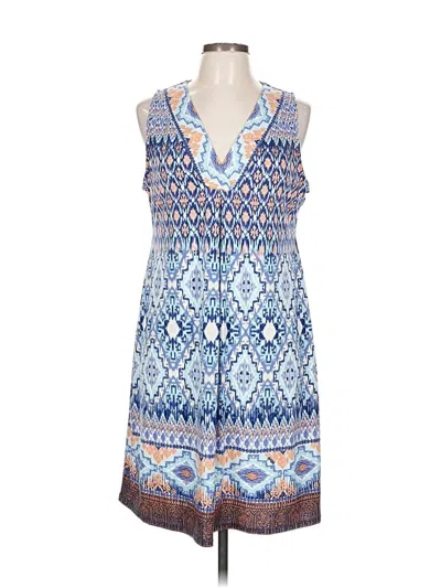 Pre-owned Hale Bob Casual Dress In Blue