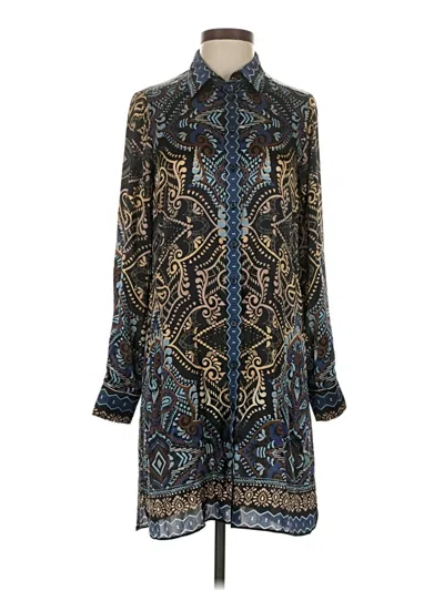 Pre-owned Hale Bob Casual Dress In Blue