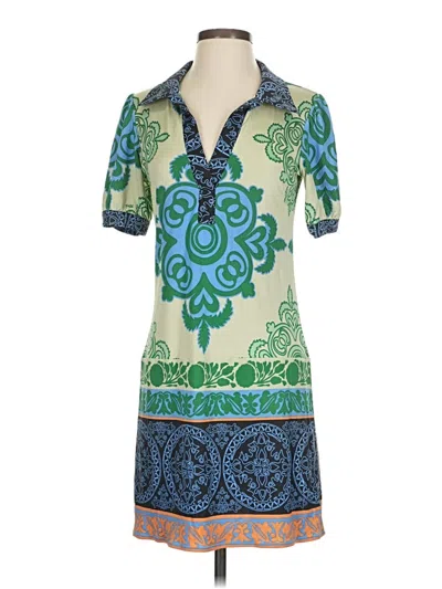 Pre-owned Hale Bob Casual Dress In Blue