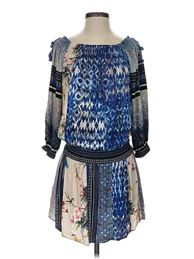 Pre-owned Hale Bob Casual Dress In Blue