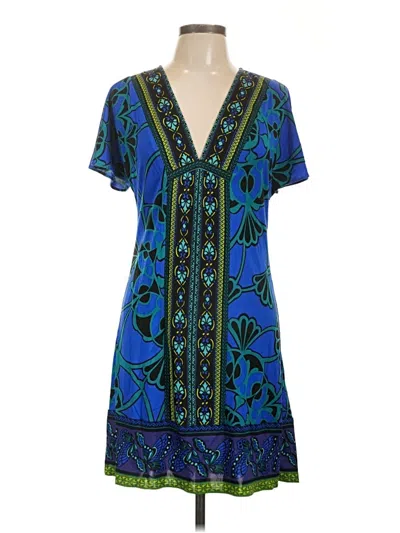 Pre-owned Hale Bob Casual Dress In Blue