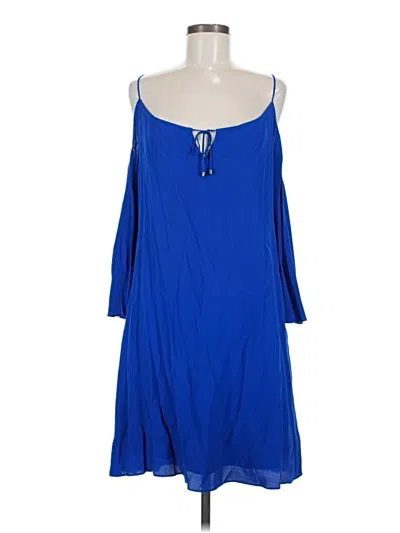 Pre-owned Hale Bob Casual Dress In Blue