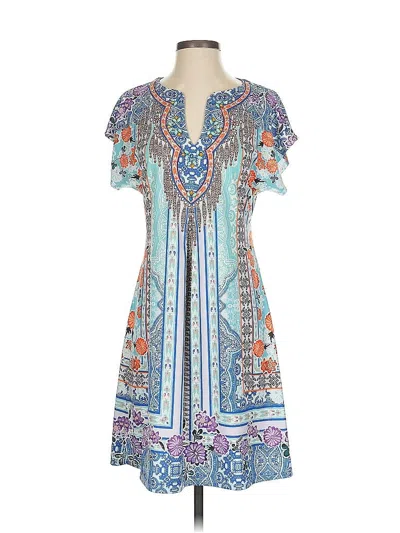 Pre-owned Hale Bob Casual Dress In Blue