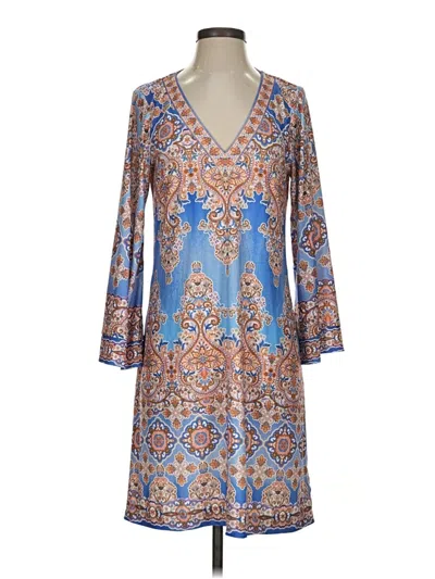 Pre-owned Hale Bob Casual Dress In Blue
