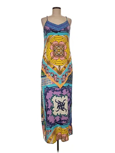 Pre-owned Hale Bob Casual Dress In Blue