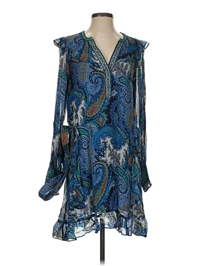 Pre-owned Hale Bob Casual Dress In Blue
