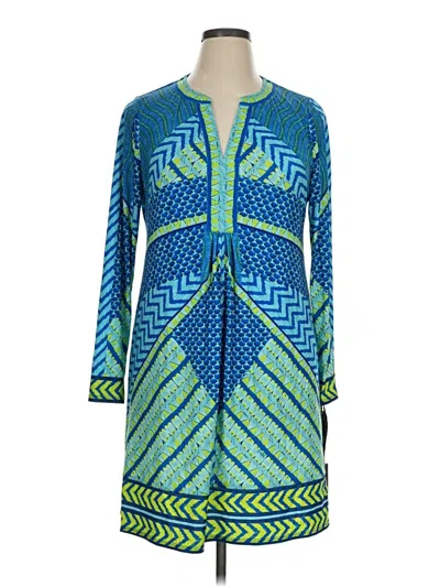 Pre-owned Hale Bob Casual Dress In Blue