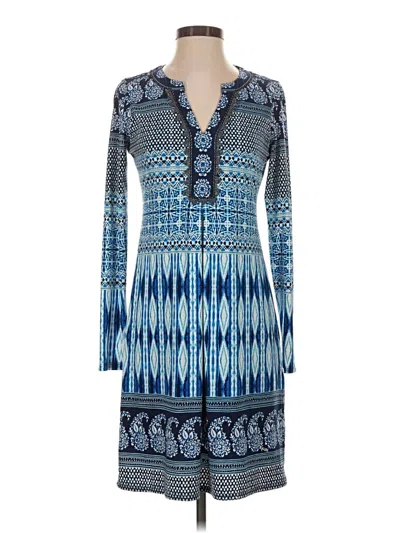Pre-owned Hale Bob Casual Dress In Blue