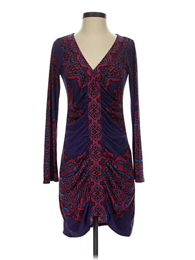Pre-owned Hale Bob Casual Dress In Blue