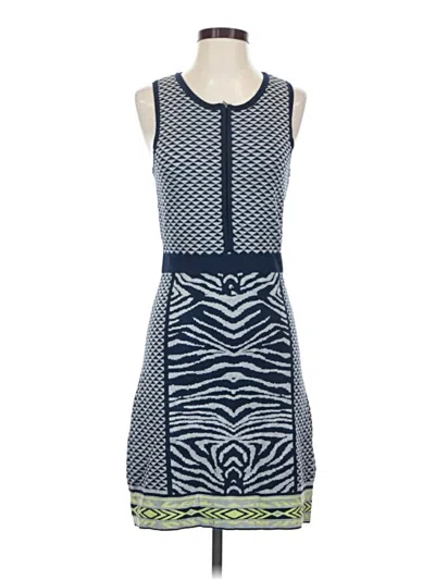 Pre-owned Hale Bob Casual Dress In Blue