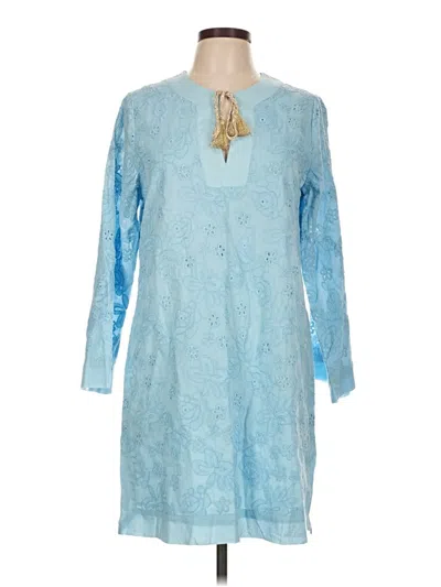 Pre-owned Hale Bob Casual Dress In Blue