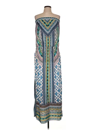 Pre-owned Hale Bob Casual Dress In Blue
