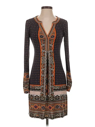 Pre-owned Hale Bob Casual Dress In Brown