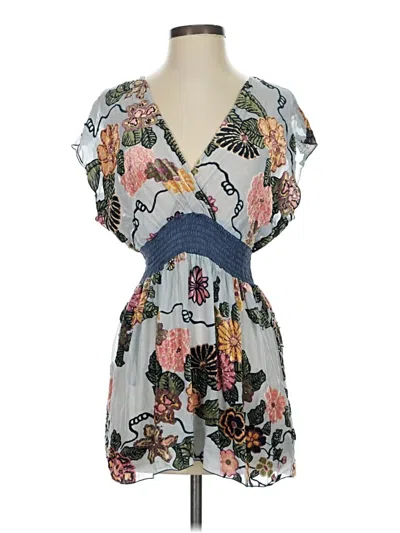 Pre-owned Hale Bob Casual Dress In Gray